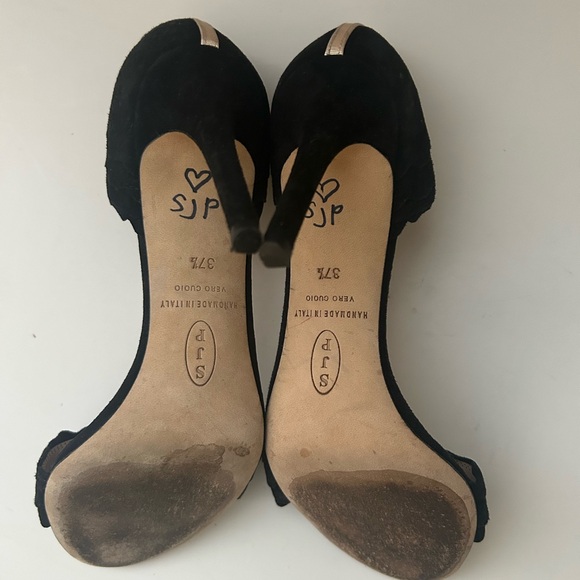 SJP by Jessica Parker Black heels Size 7.5 - Picture 4 of 8